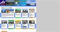 Desktop Screenshot of abenteuer-tauchen-neuruppin.de